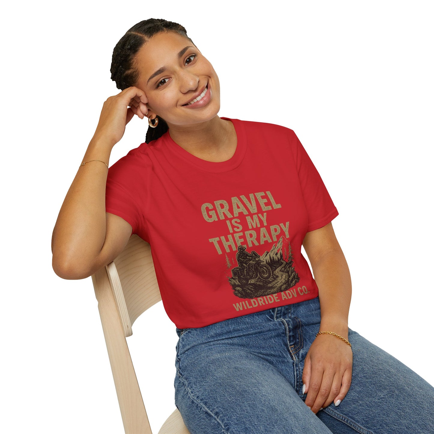 Gravel Is My Therapy Softstyle T-Shirt.
