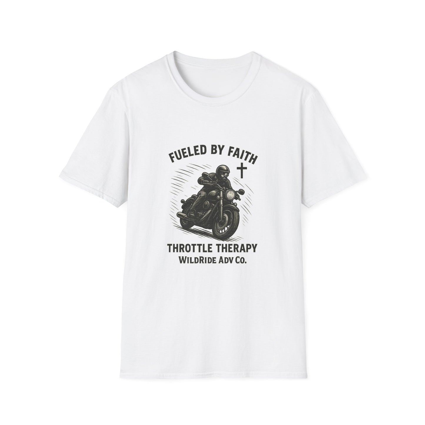 Fueled By Faith Tee, Cruiser Motorcycle