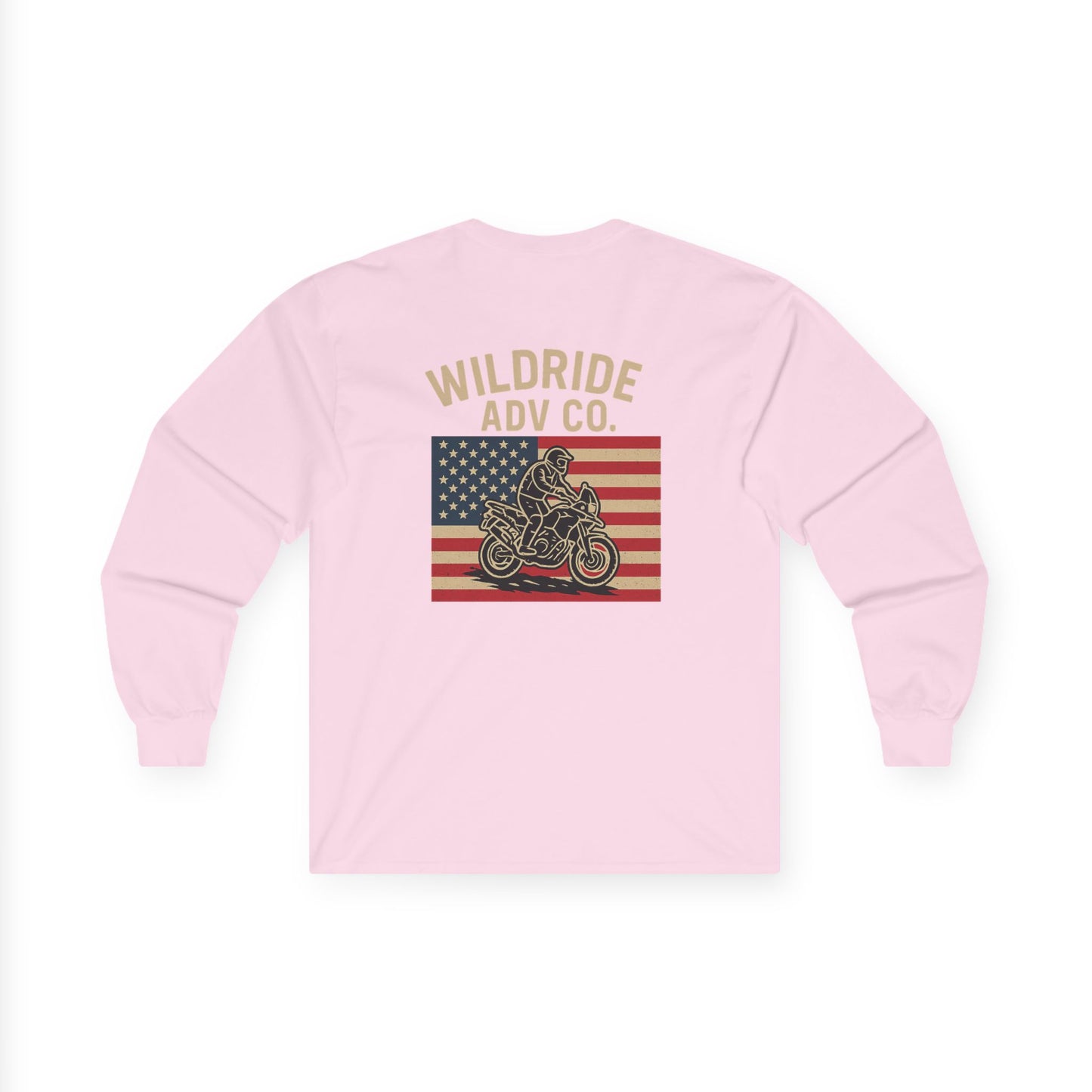 Wildride Adventure Co Patriotic Long Sleeve Tee
