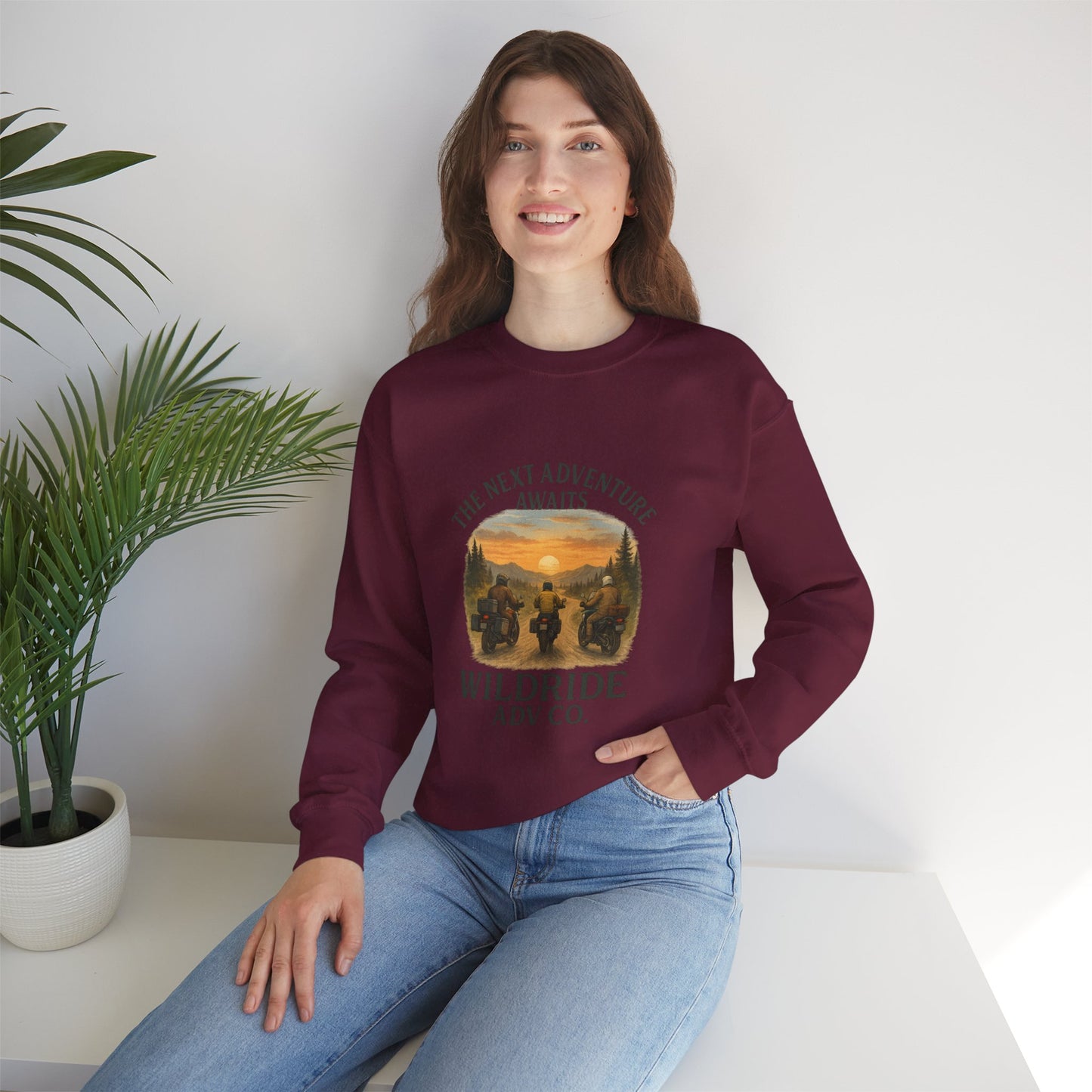 The Next Adventure Awaits Crewneck Sweatshirt