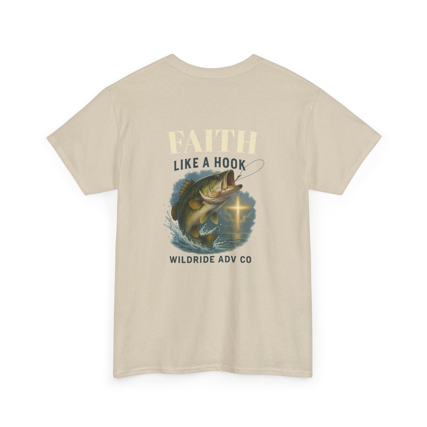 Faith Like a Hook - Bass Fishing Tee,