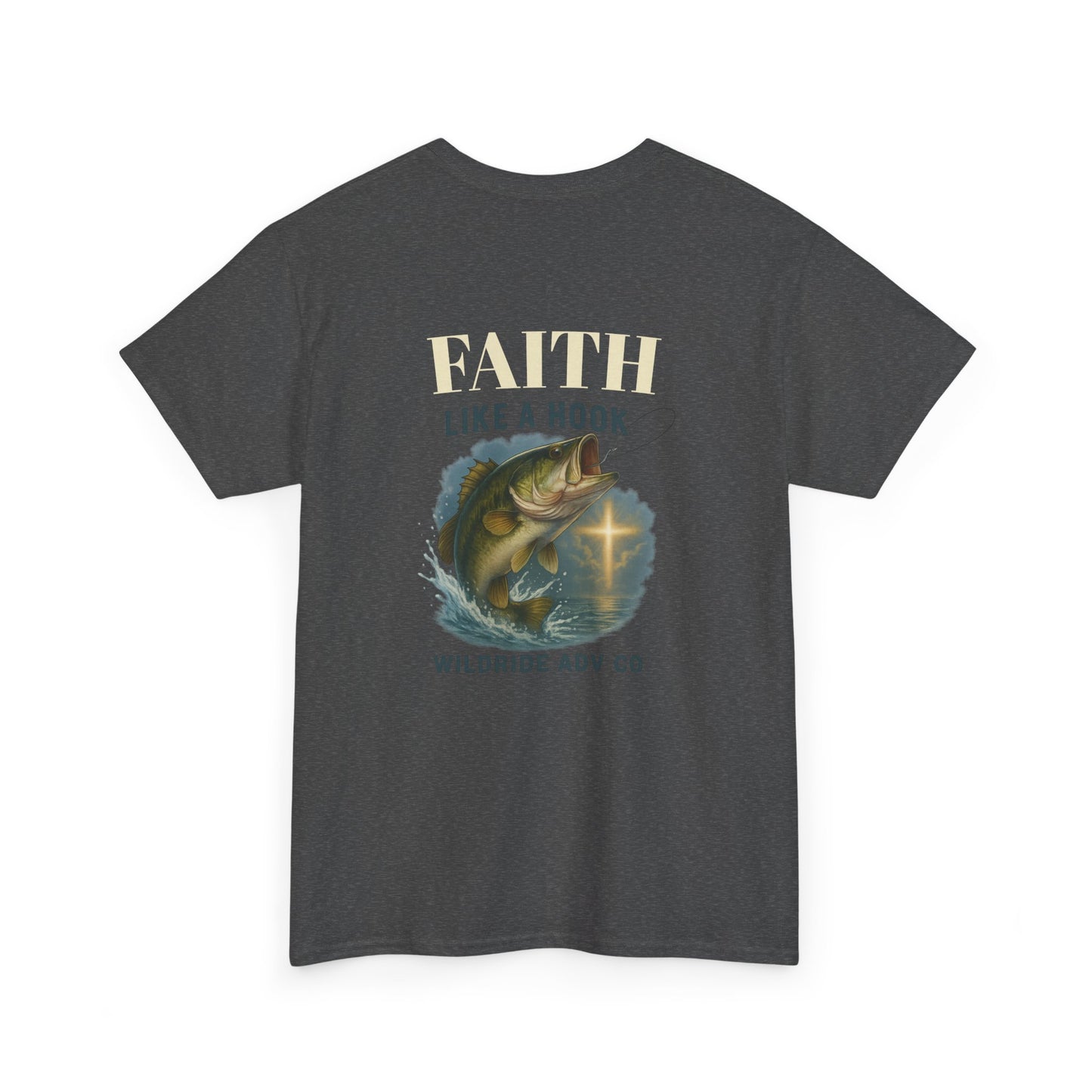 Faith Like a Hook - Bass Fishing Tee,