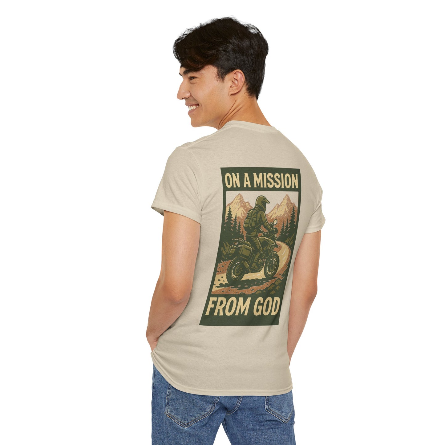 On A Mission From GOD- Faith Inspired Tee