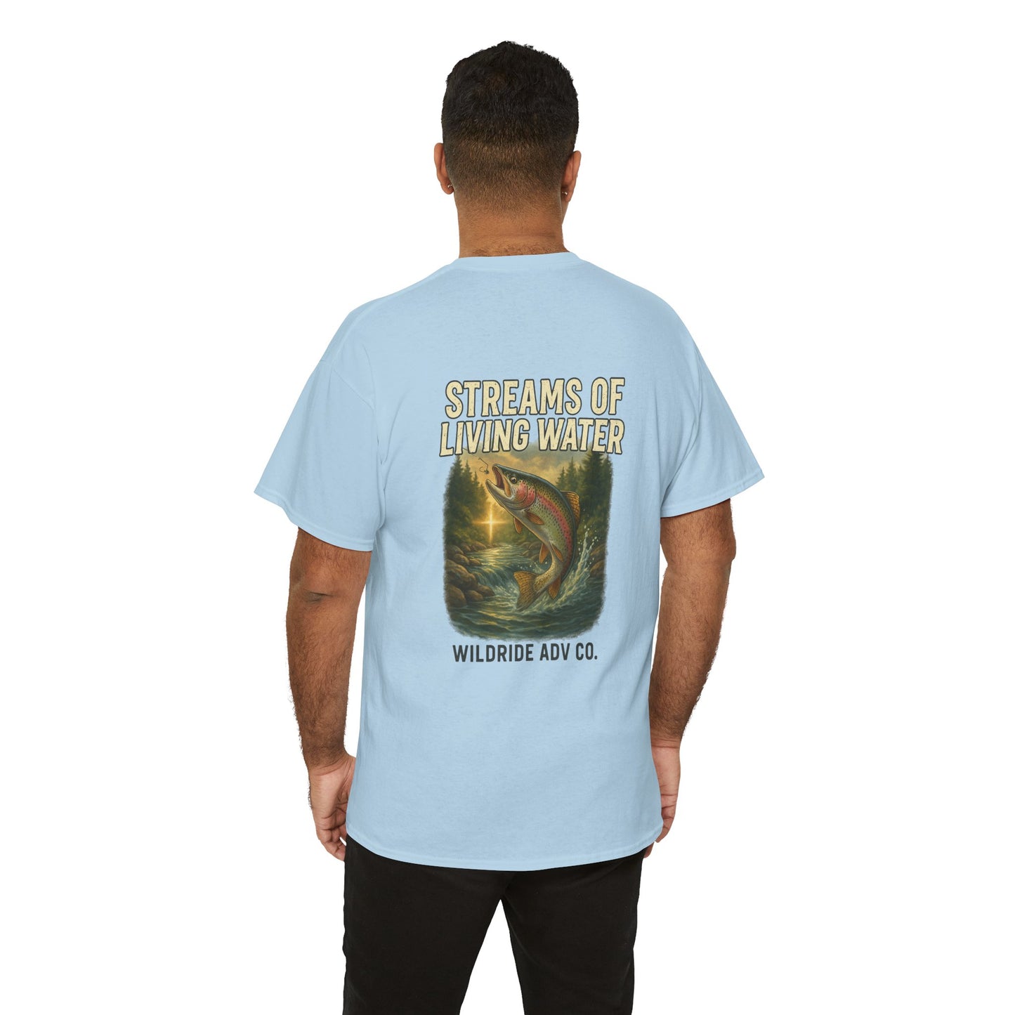 Vintage Outdoor Fishing Tee - Streams of Living Water