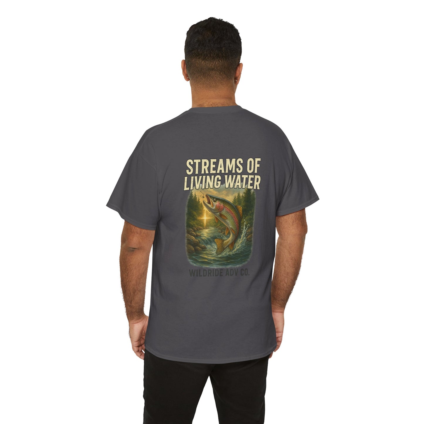 Vintage Outdoor Fishing Tee - Streams of Living Water