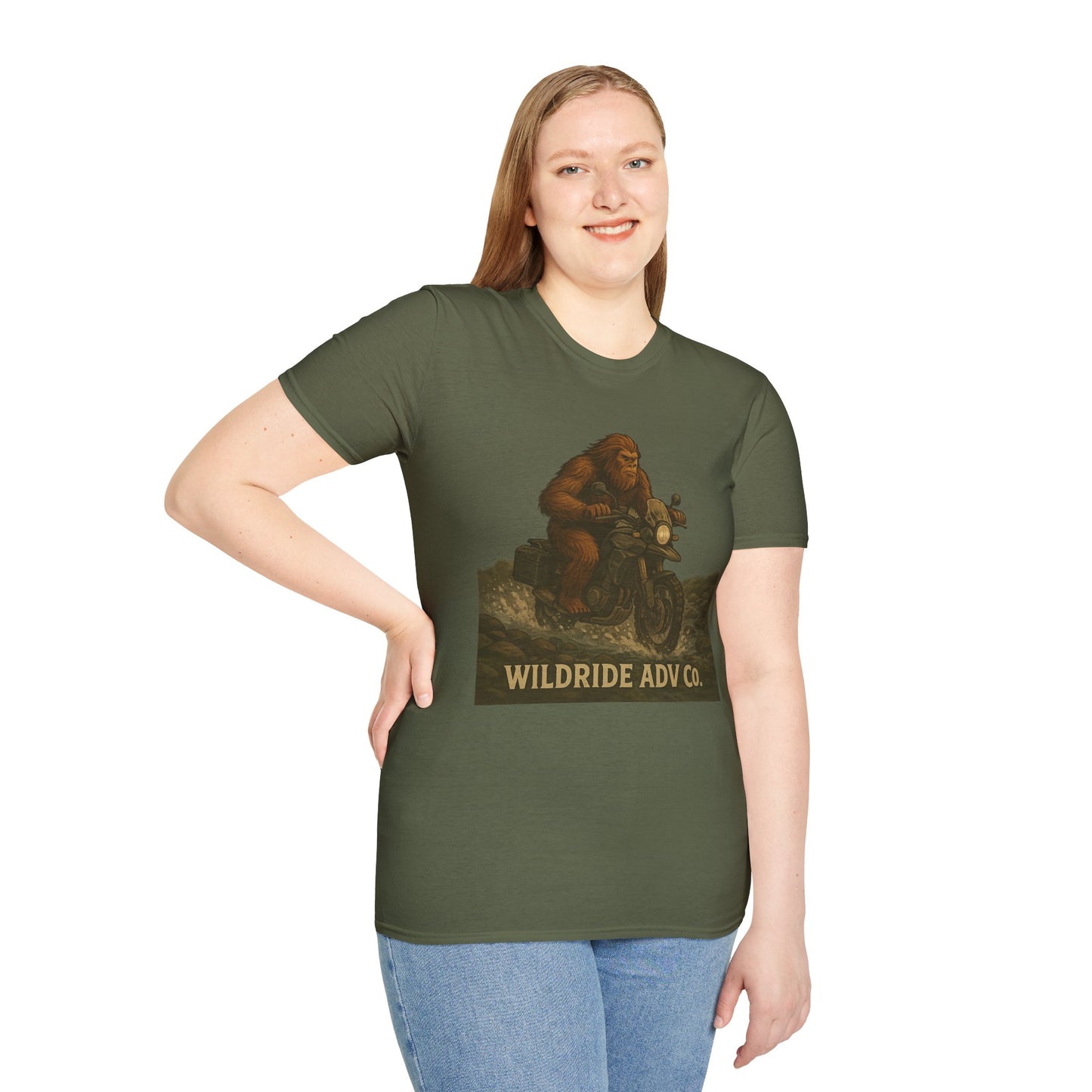 Bigfoot Adventure T-Shirt, Motorcycle