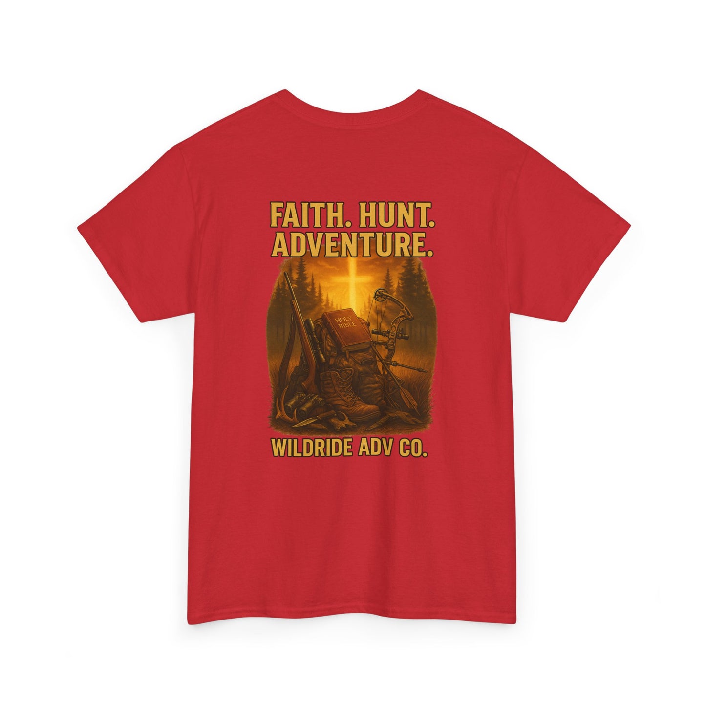 Faith. Hunt. Adventure. Inspirational Tee