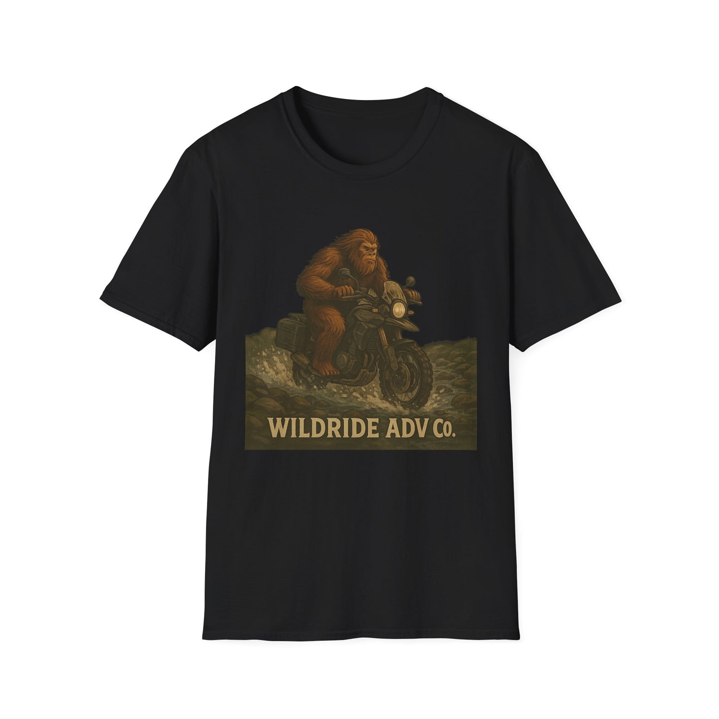 Bigfoot Adventure T-Shirt, Motorcycle
