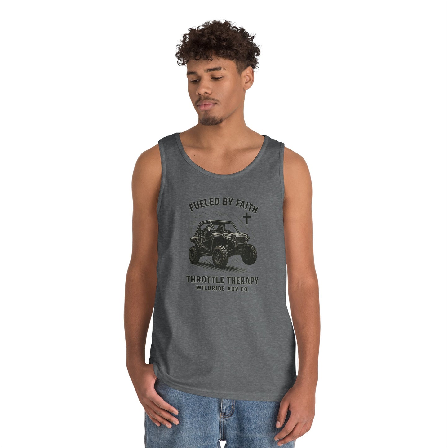 Tank Top - Fueled by Faith, Off-Roading Enthusiasts