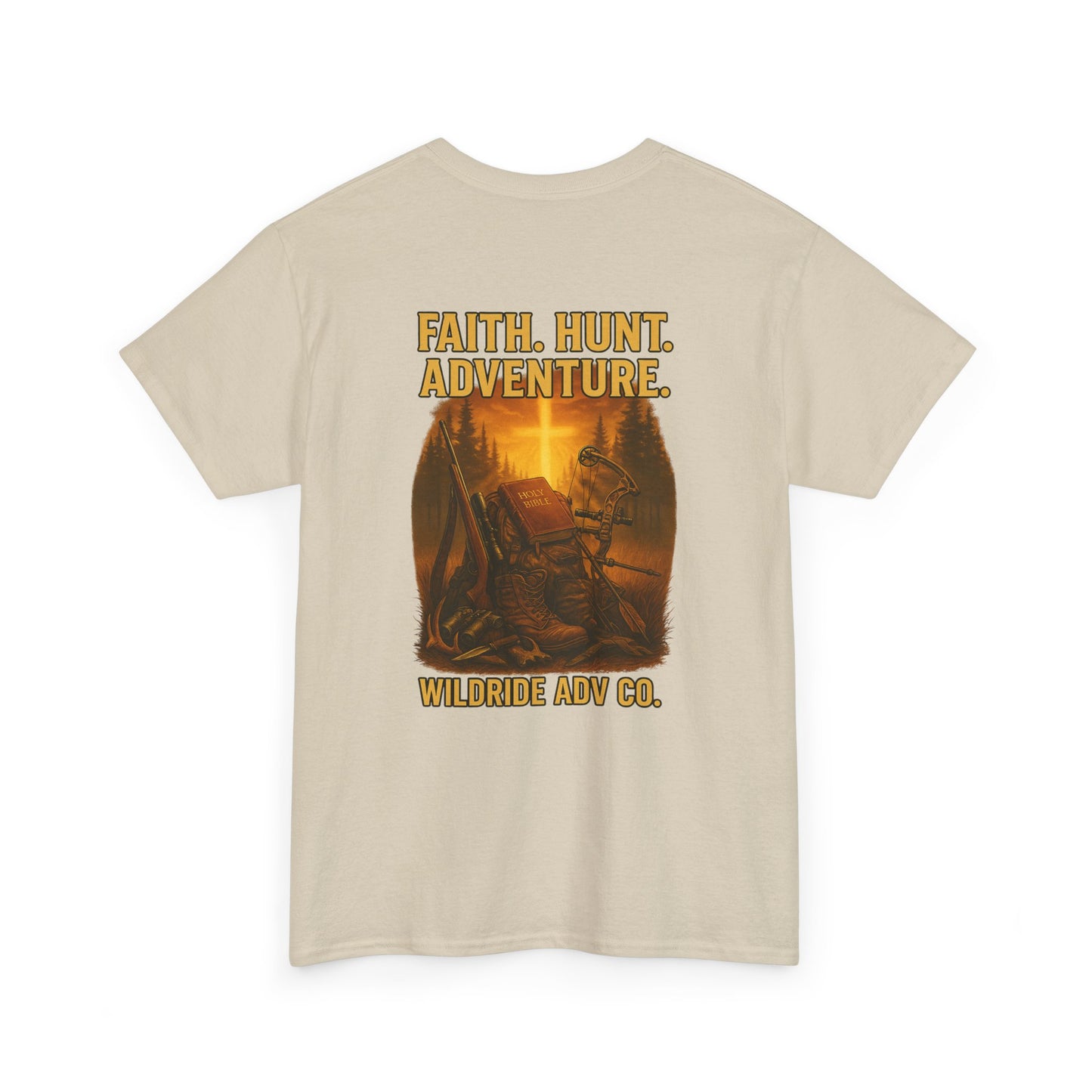 Faith. Hunt. Adventure. Inspirational Tee