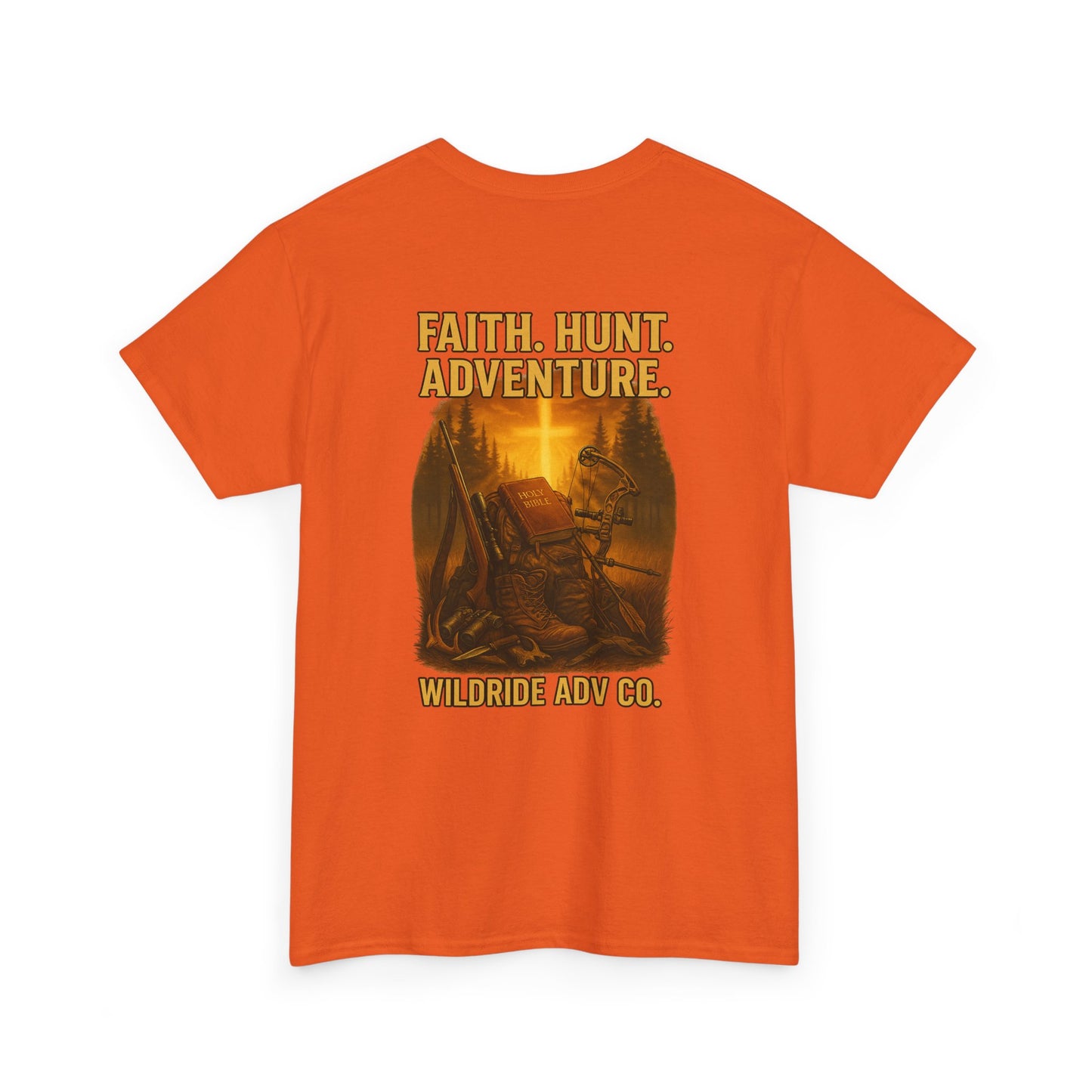 Faith. Hunt. Adventure. Inspirational Tee