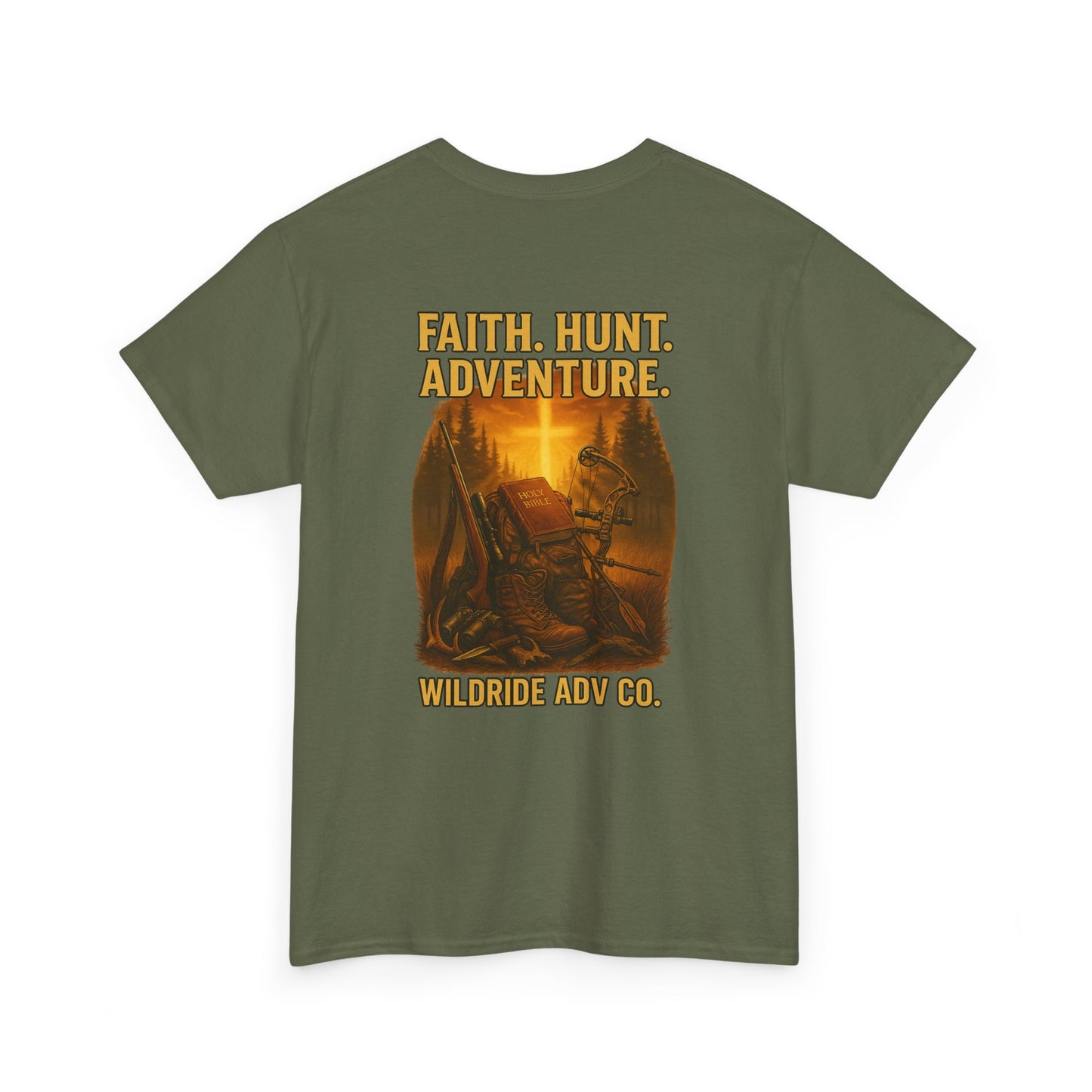 Faith. Hunt. Adventure. Inspirational Tee