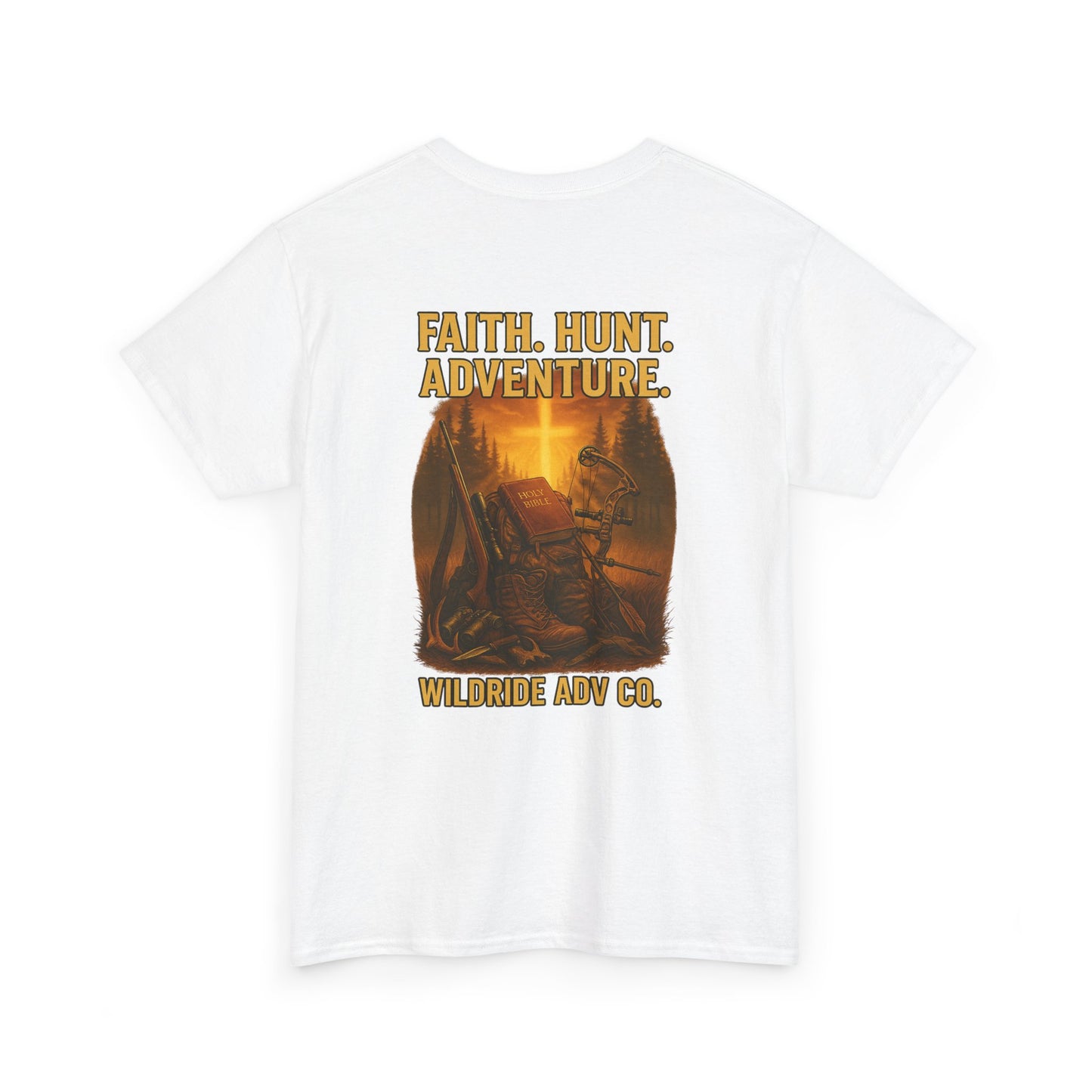 Faith. Hunt. Adventure. Inspirational Tee