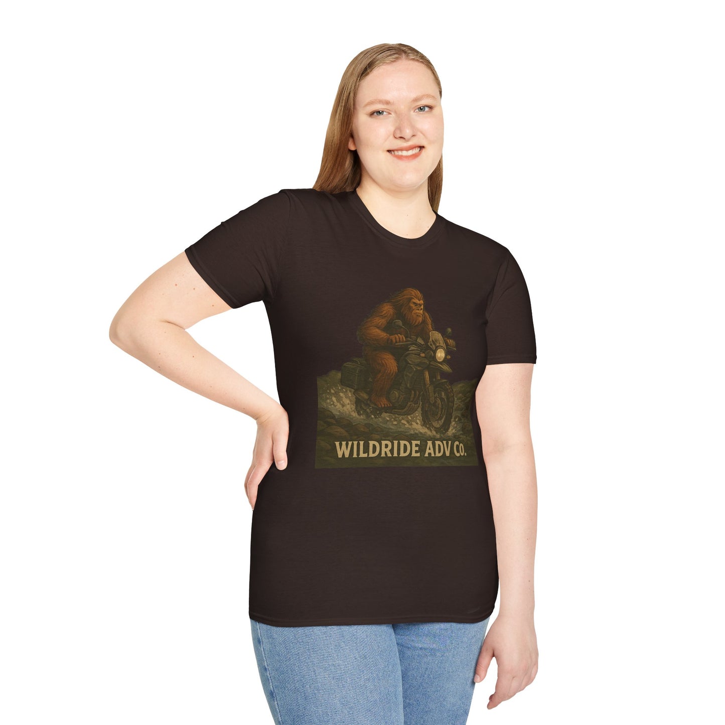 Bigfoot Adventure T-Shirt, Motorcycle