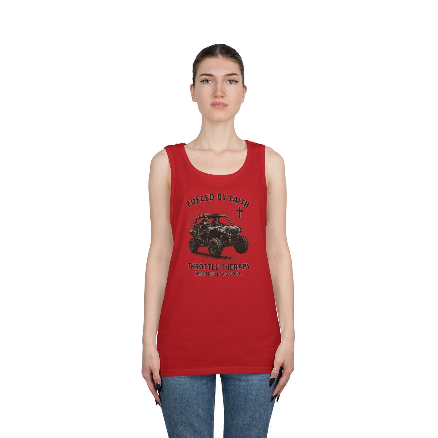 Tank Top - Fueled by Faith, Off-Roading Enthusiasts