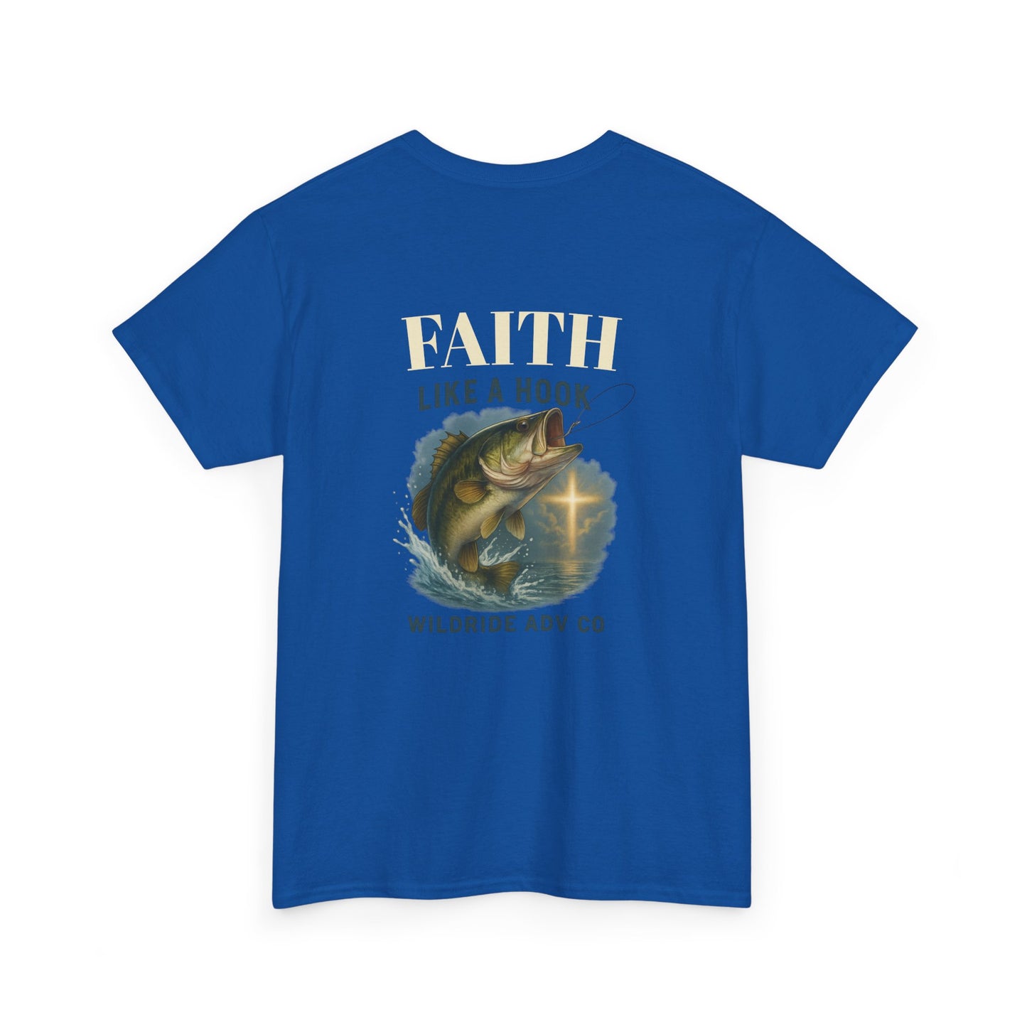 Faith Like a Hook - Bass Fishing Tee,