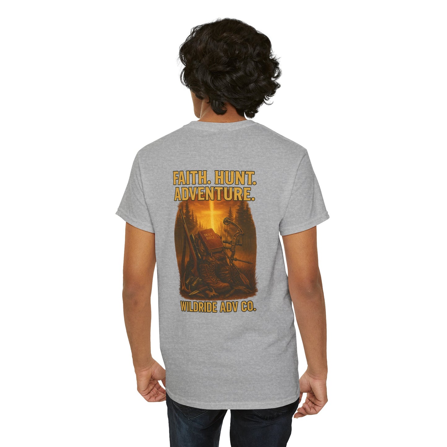Faith. Hunt. Adventure. Inspirational Tee