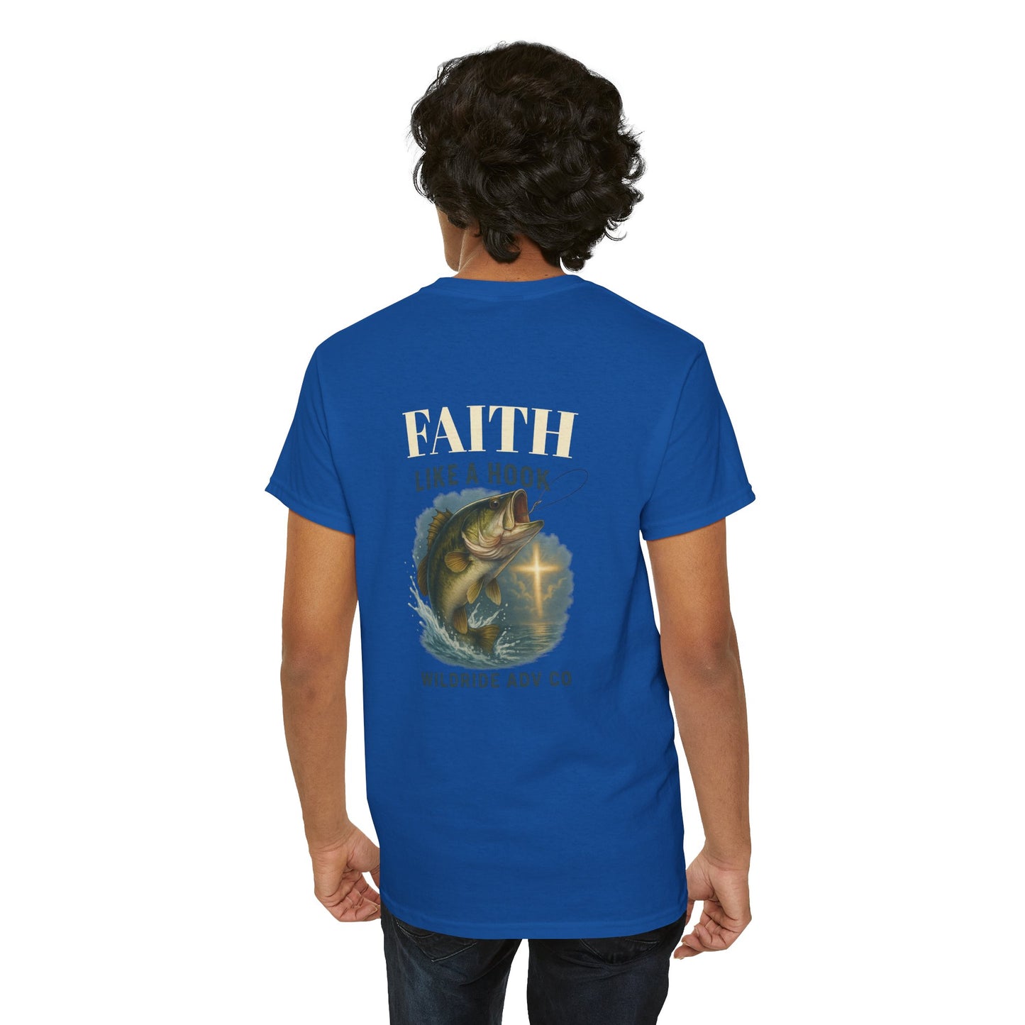 Faith Like a Hook - Bass Fishing Tee,