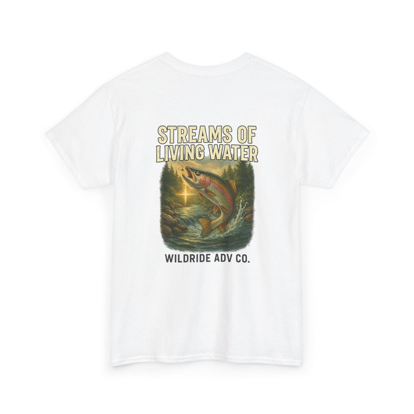 Vintage Outdoor Fishing Tee - Streams of Living Water