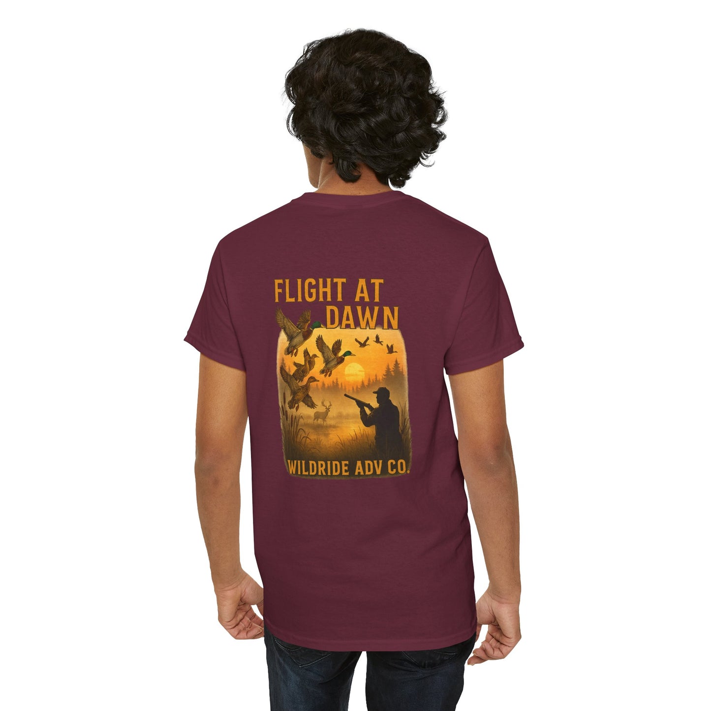 Flight at Dawn, Duck Hunters Graphic Tee