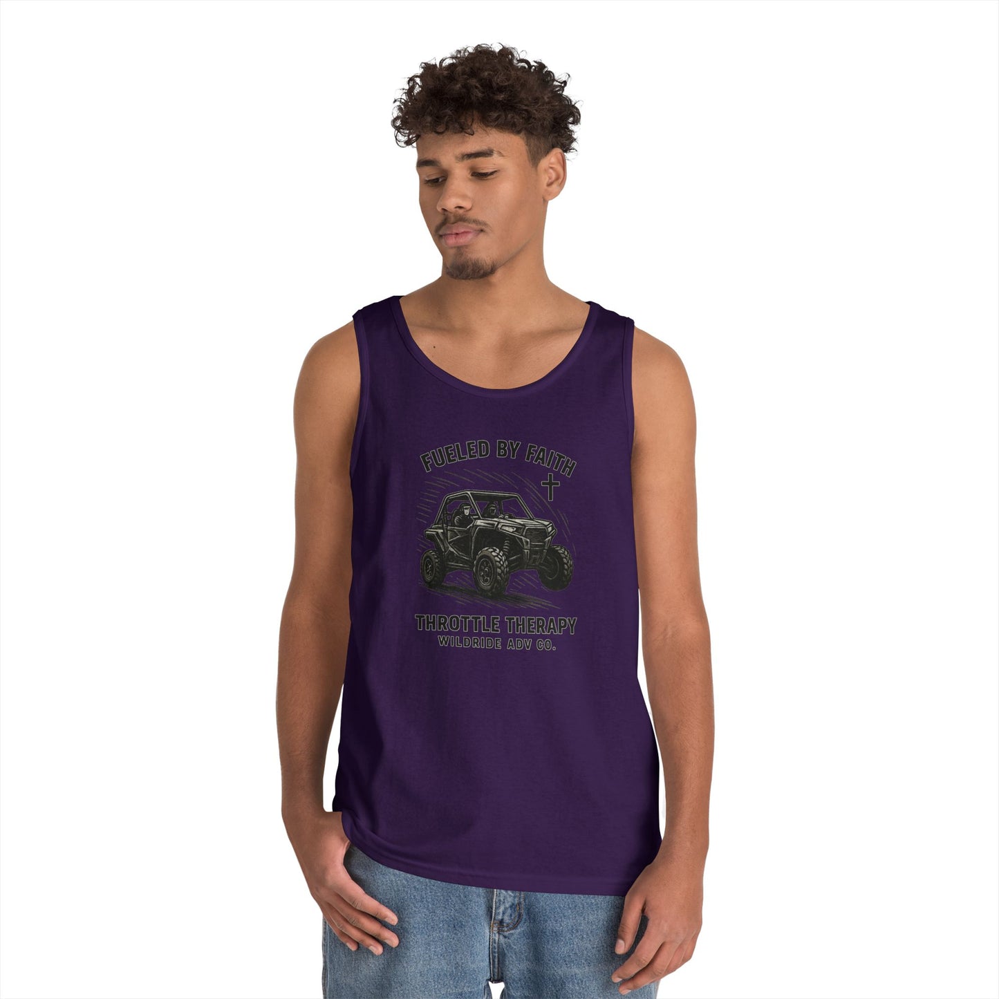 Tank Top - Fueled by Faith, Off-Roading Enthusiasts