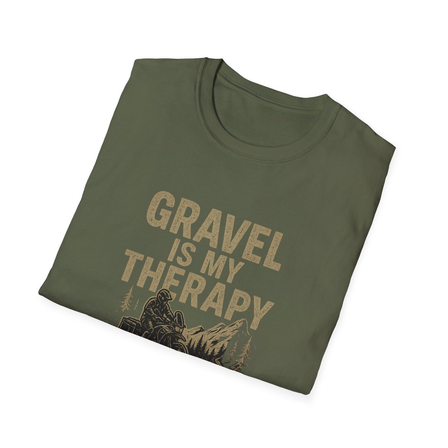 Gravel Is My Therapy Softstyle T-Shirt.