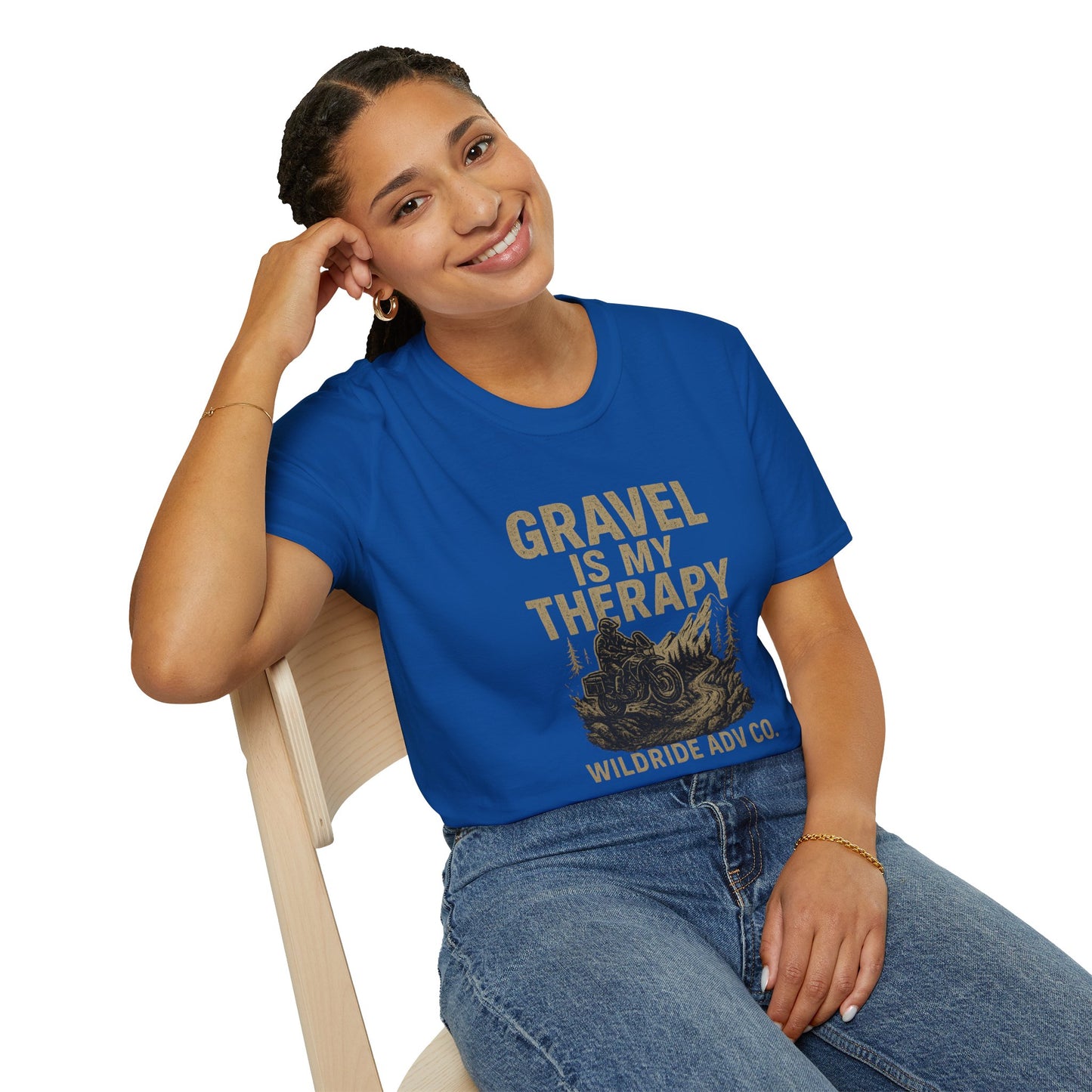 Gravel Is My Therapy Softstyle T-Shirt.