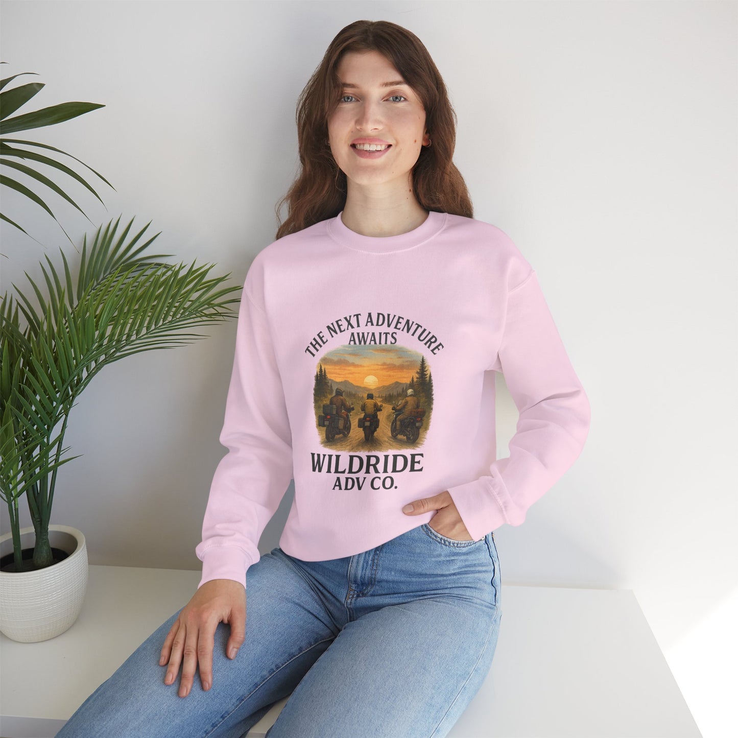 The Next Adventure Awaits Crewneck Sweatshirt
