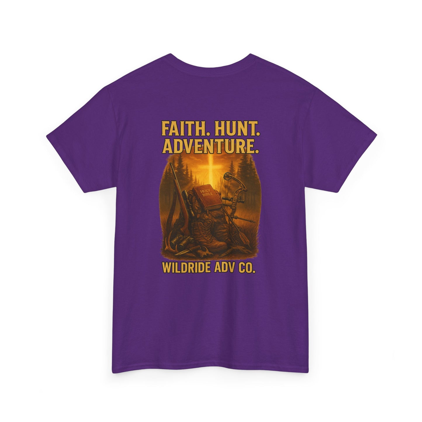 Faith. Hunt. Adventure. Inspirational Tee