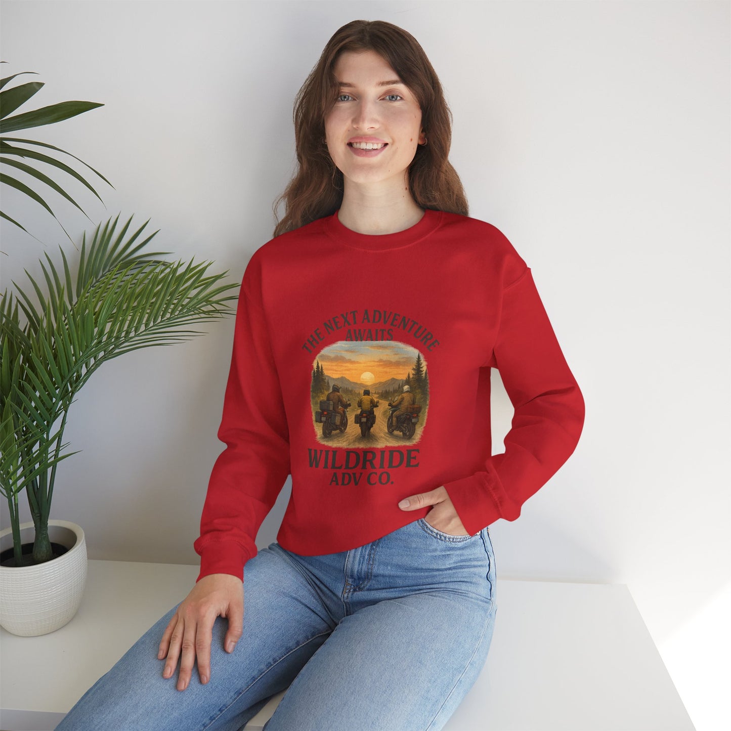 The Next Adventure Awaits Crewneck Sweatshirt