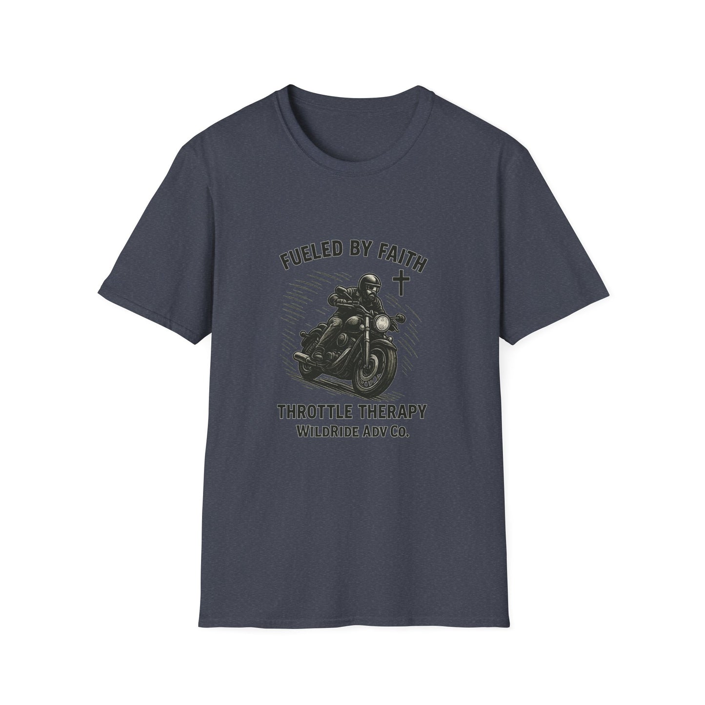 Fueled By Faith Tee, Cruiser Motorcycle