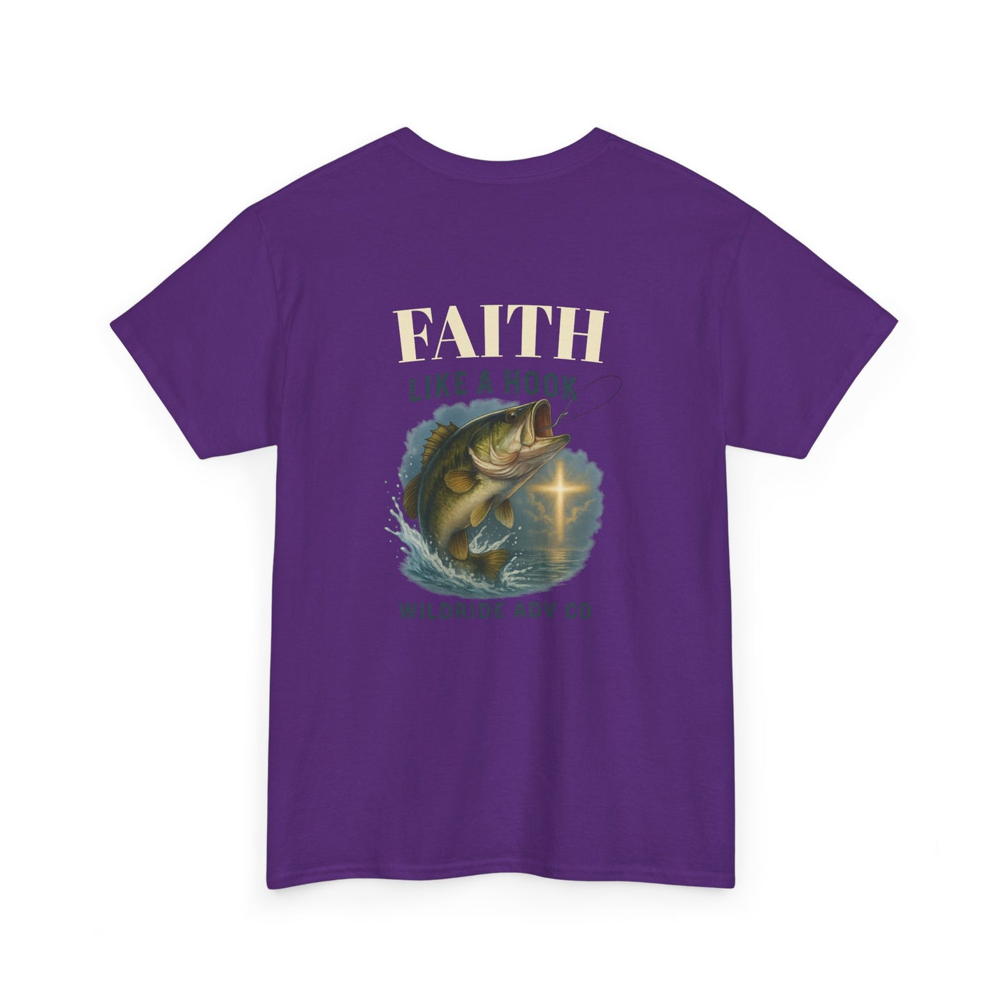 Faith Like a Hook - Bass Fishing Tee,