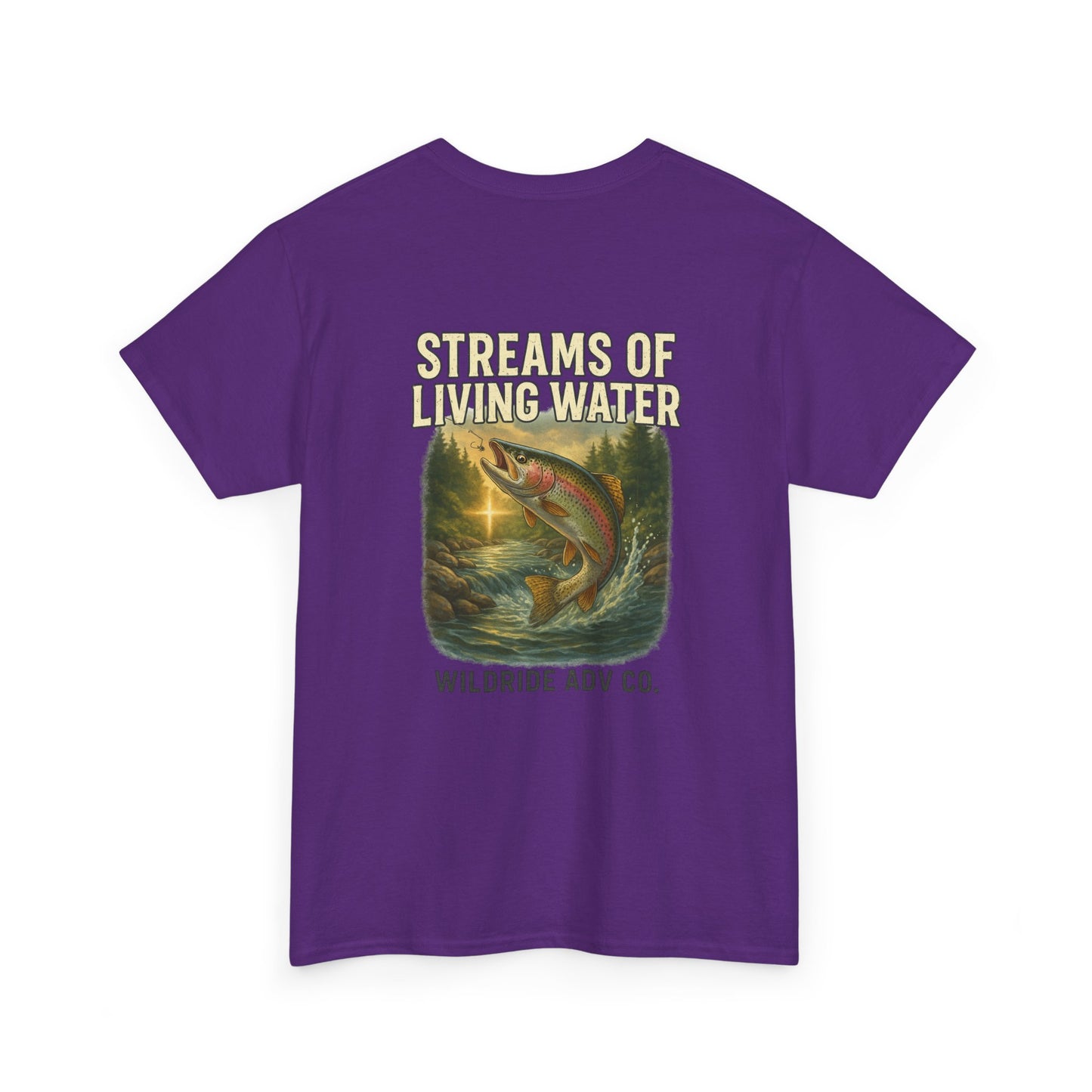 Vintage Outdoor Fishing Tee - Streams of Living Water