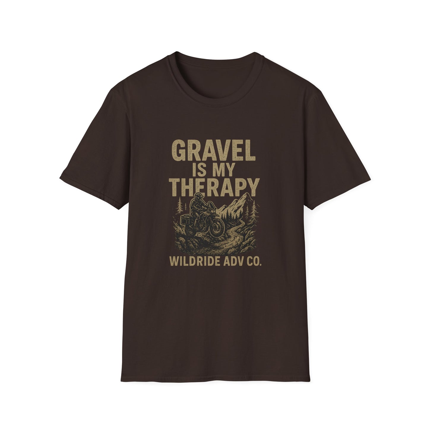 Gravel Is My Therapy Softstyle T-Shirt.