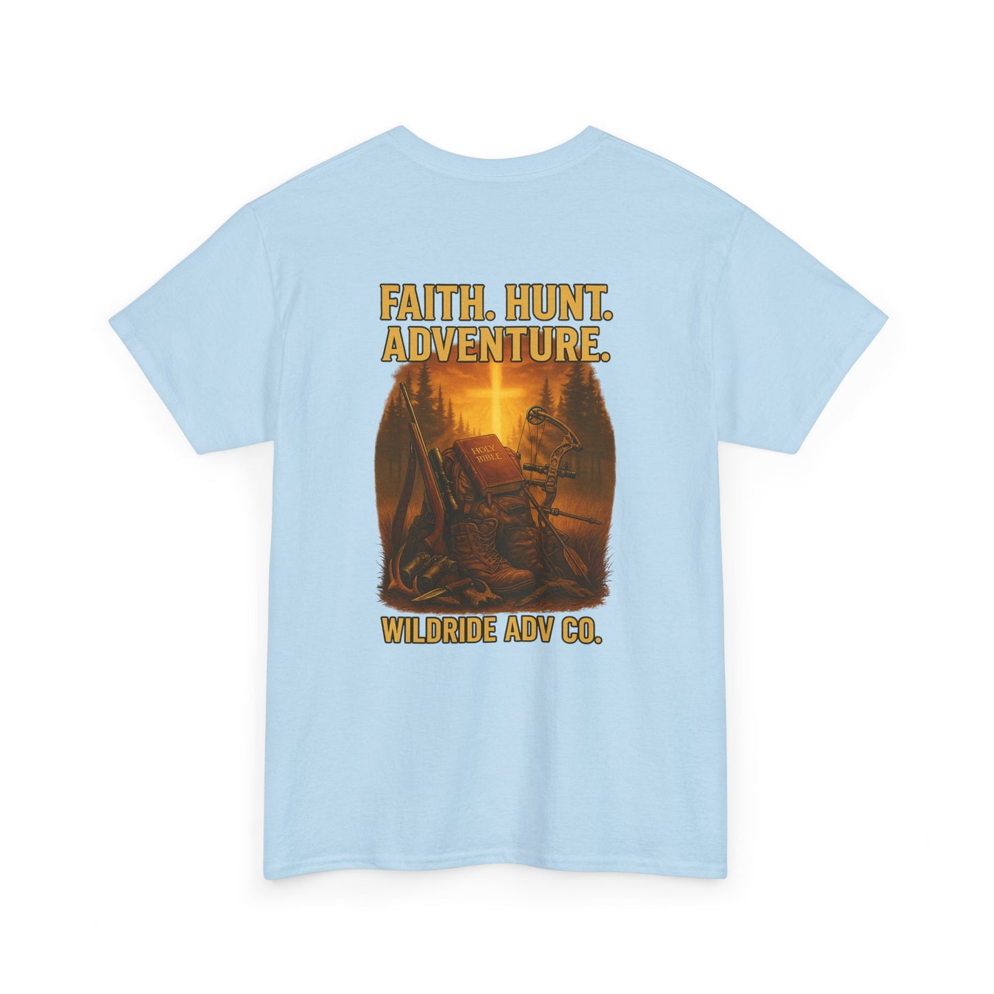 Faith. Hunt. Adventure. Inspirational Tee
