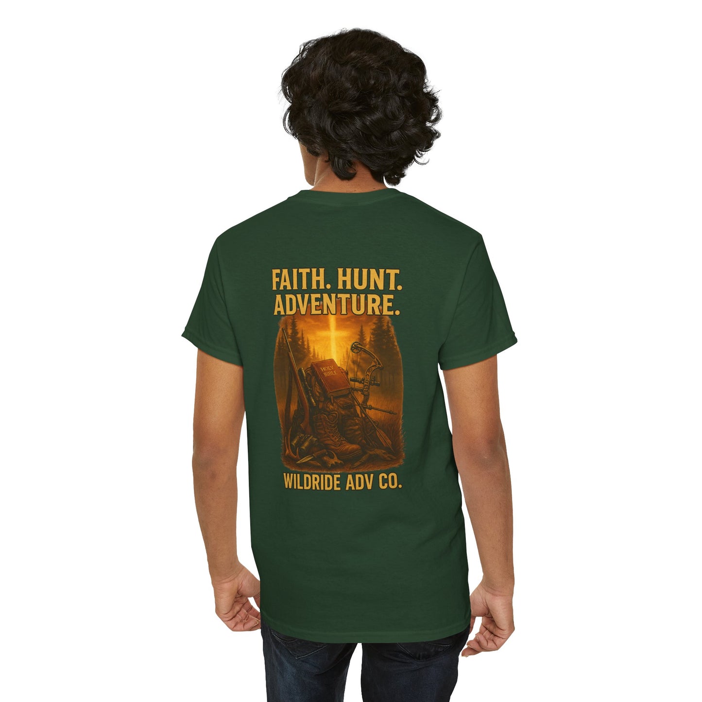 Faith. Hunt. Adventure. Inspirational Tee