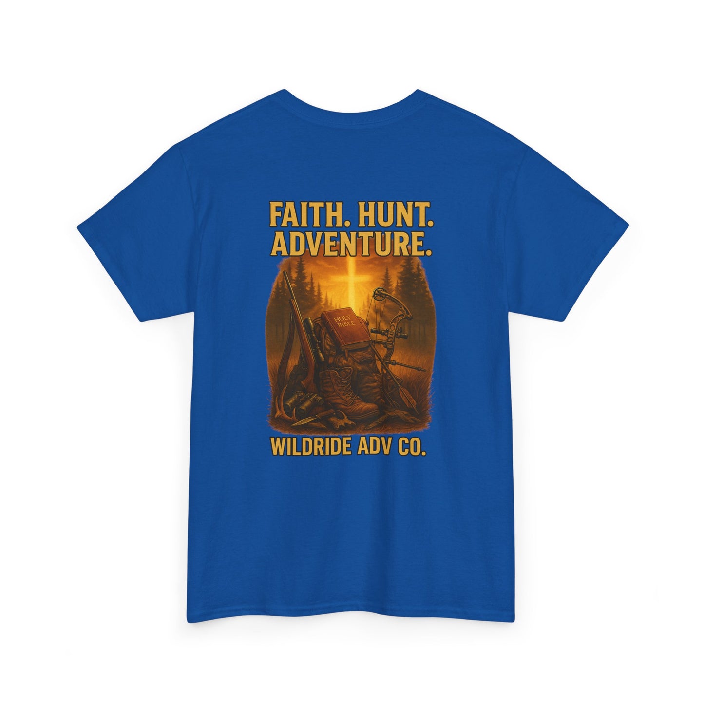 Faith. Hunt. Adventure. Inspirational Tee