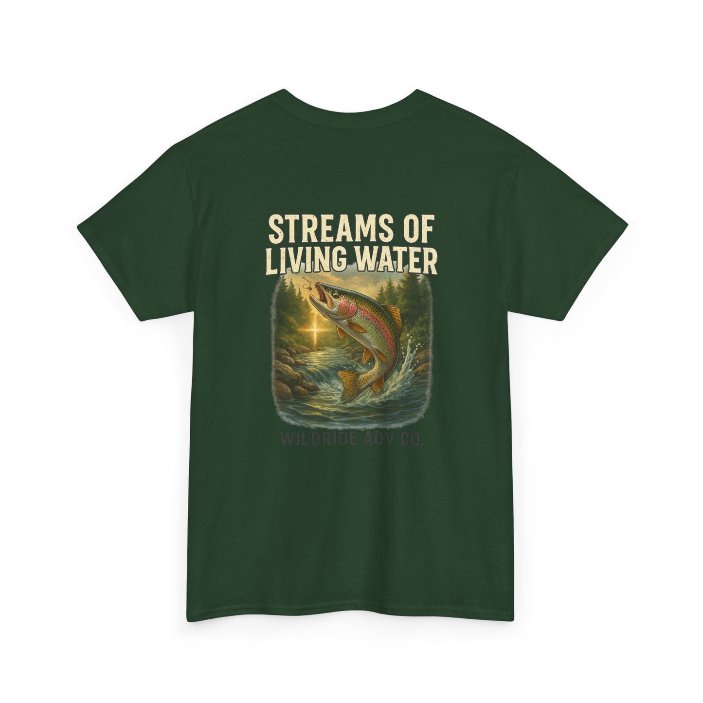 Vintage Outdoor Fishing Tee - Streams of Living Water