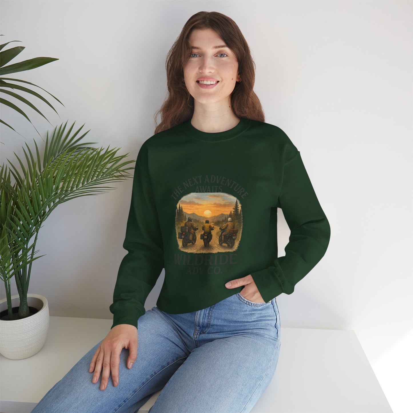 The Next Adventure Awaits Crewneck Sweatshirt