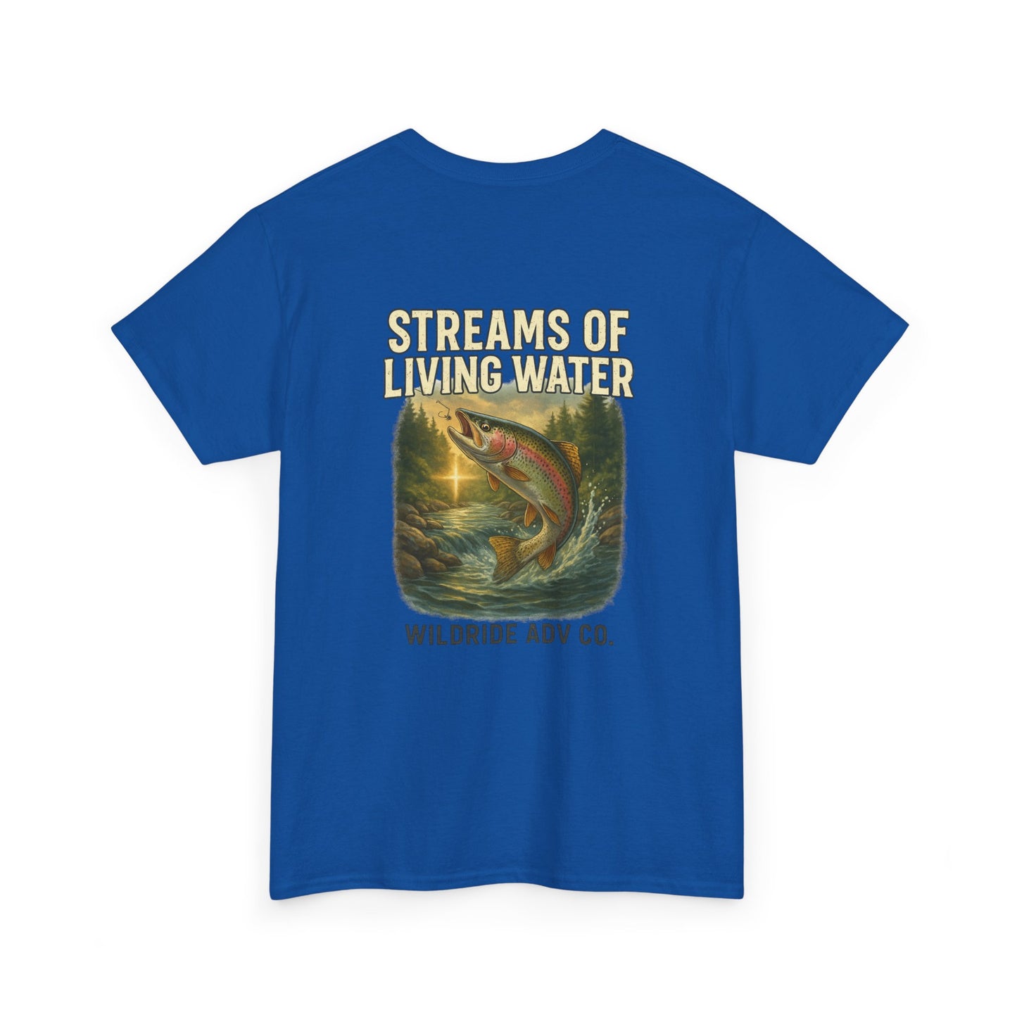 Vintage Outdoor Fishing Tee - Streams of Living Water