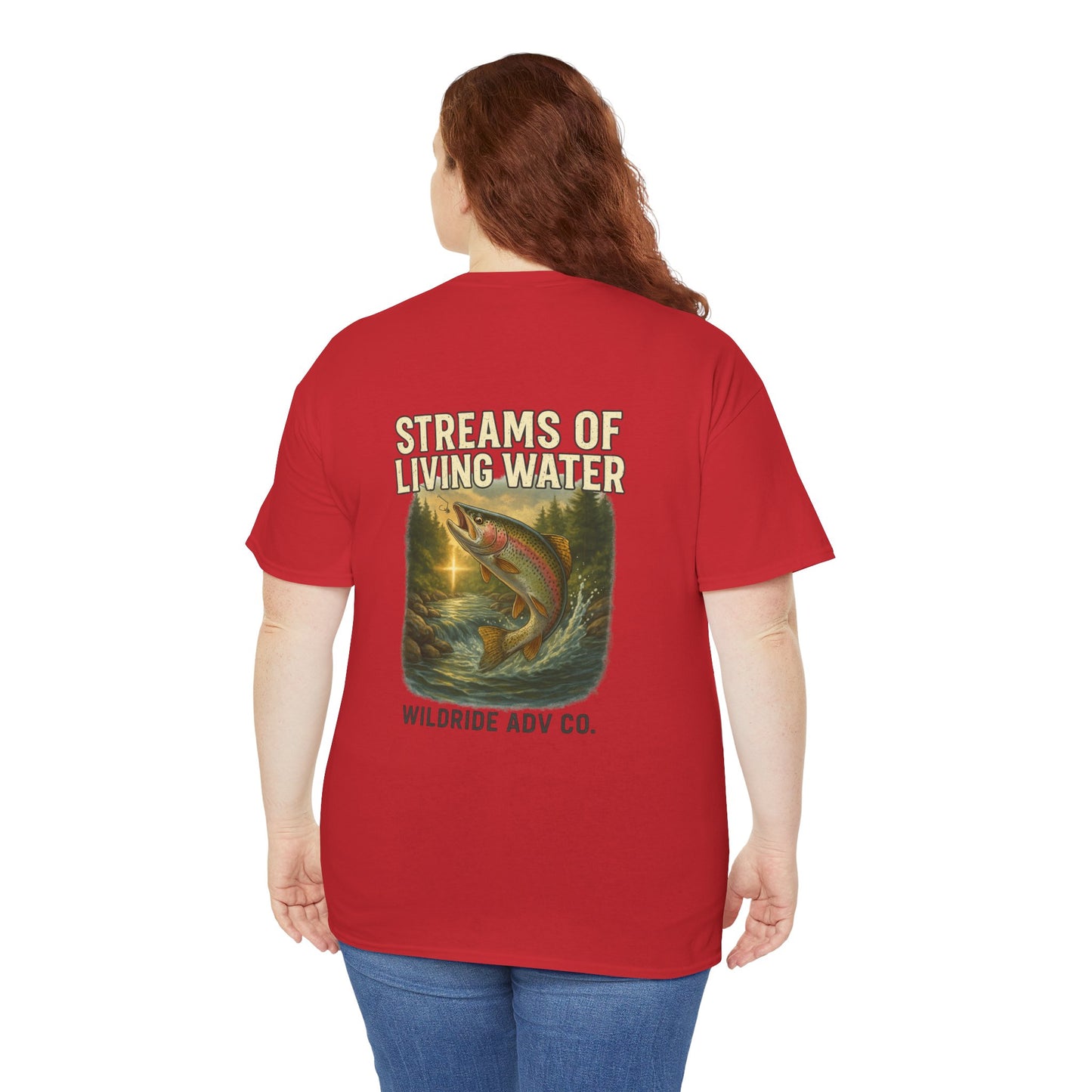 Vintage Outdoor Fishing Tee - Streams of Living Water