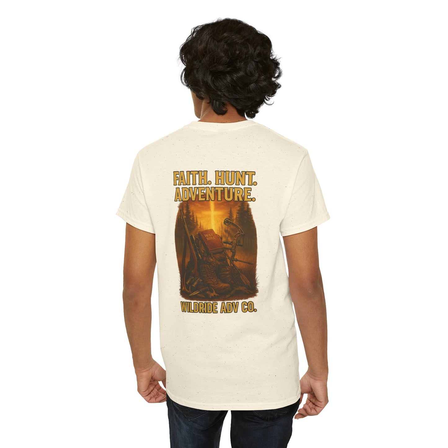 Faith. Hunt. Adventure. Inspirational Tee