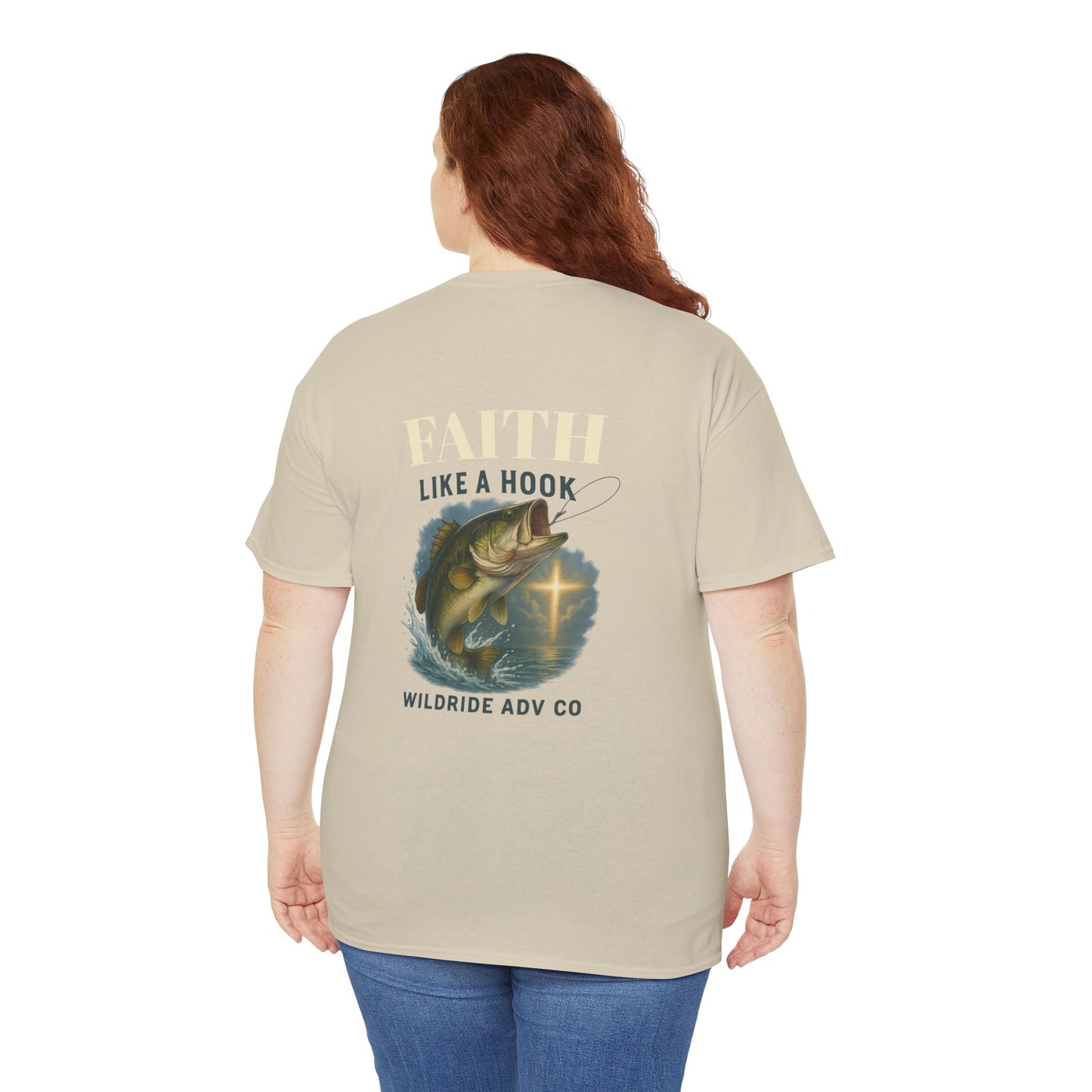 Faith Like a Hook - Bass Fishing Tee,