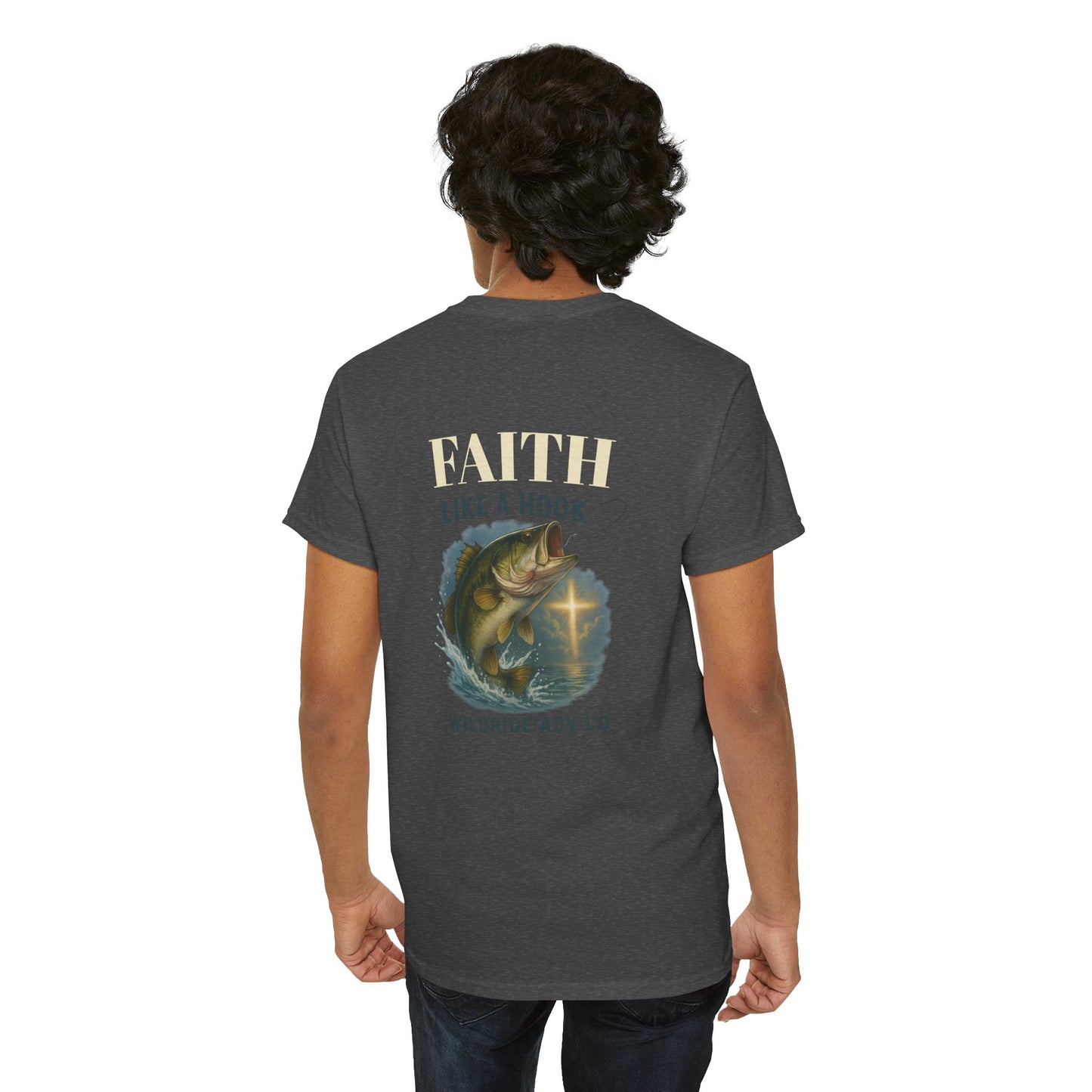 Faith Like a Hook - Bass Fishing Tee,