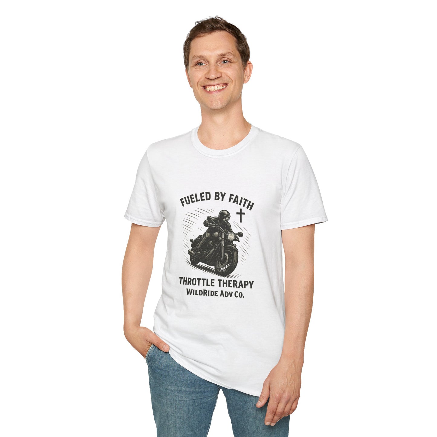 Fueled By Faith Tee, Cruiser Motorcycle