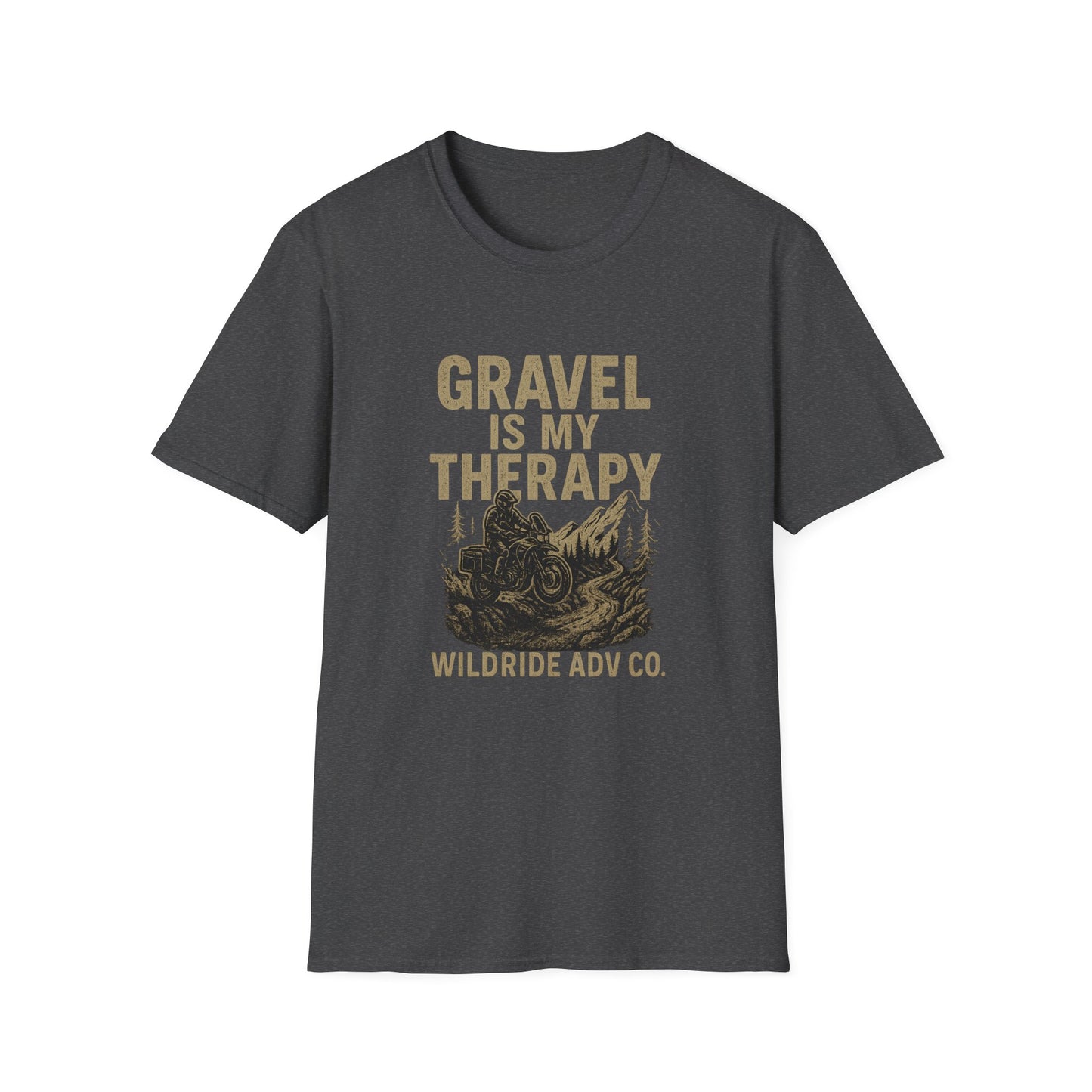 Gravel Is My Therapy Softstyle T-Shirt.