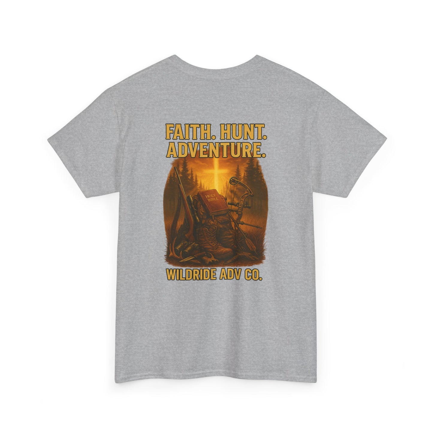 Faith. Hunt. Adventure. Inspirational Tee