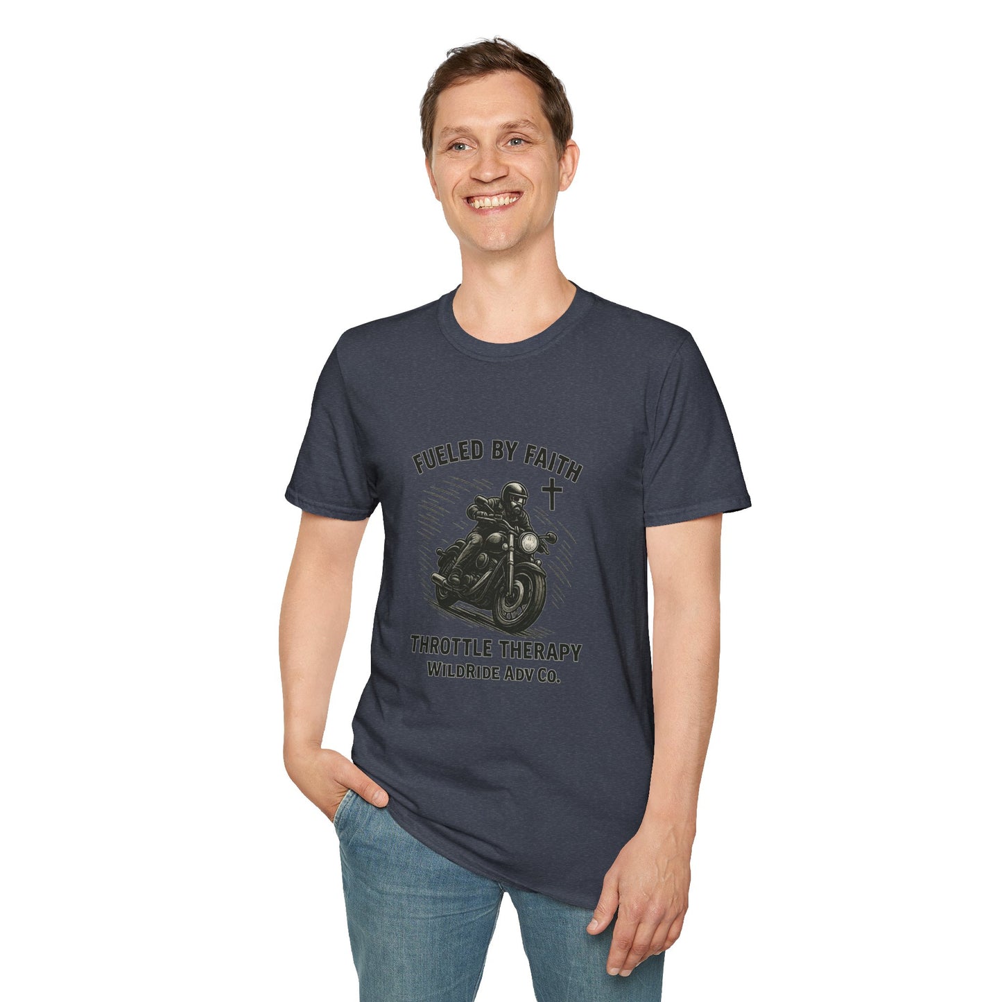 Fueled By Faith Tee, Cruiser Motorcycle