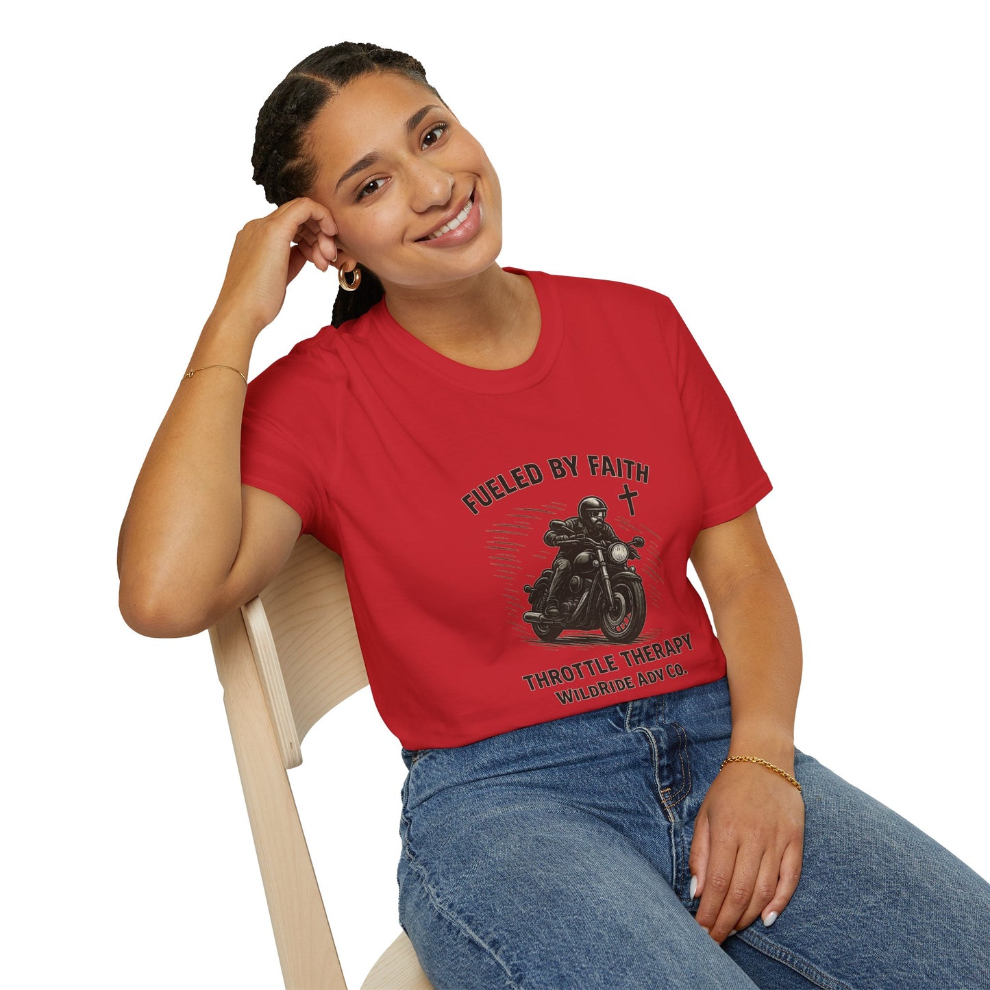 Fueled By Faith Tee, Cruiser Motorcycle
