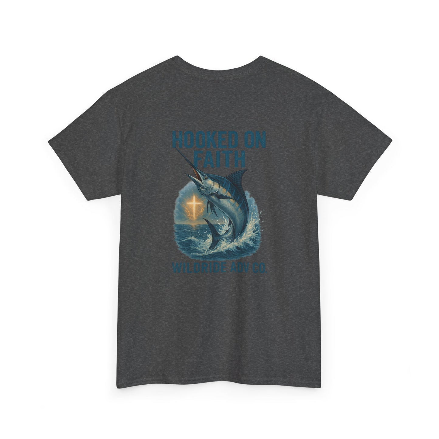 Hooked on Faith Marlin Fishing Tee